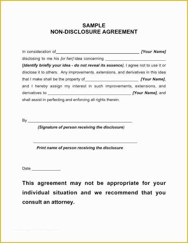 Free Non Disclosure Non Compete Agreement Template Of Free Non Pete Agreement Template Simple Templates