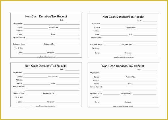 Free Non Profit Donation Receipt Template Of 10 Donation Receipt Templates Doc Pdf