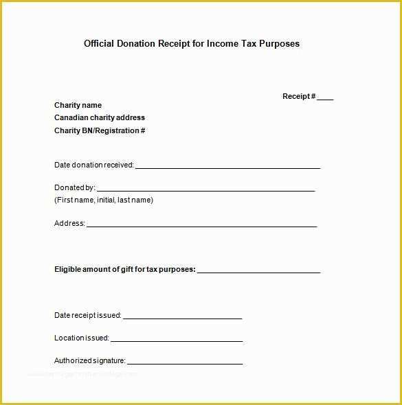 Free Non Profit Donation Receipt Template Of 18 Donation Receipt Templates Doc Pdf