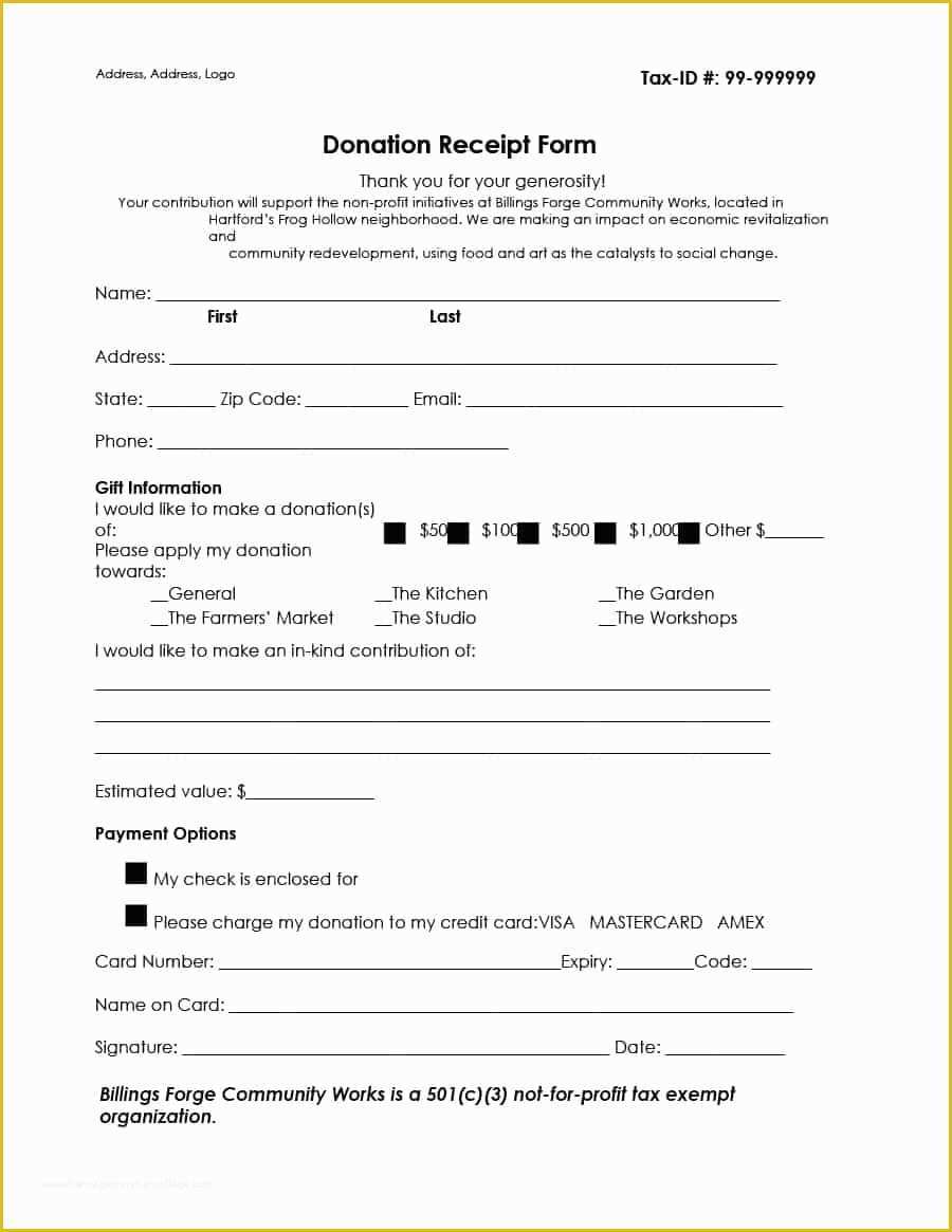 Free Non Profit Donation Receipt Template Of 40 Donation Receipt Templates & Letters [goodwill Non Profit]