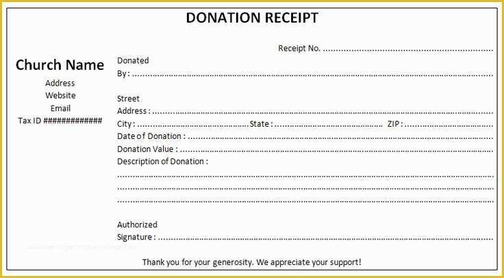 Free Non Profit Donation Receipt Template Of Best 25 Receipt Template Ideas On Pinterest