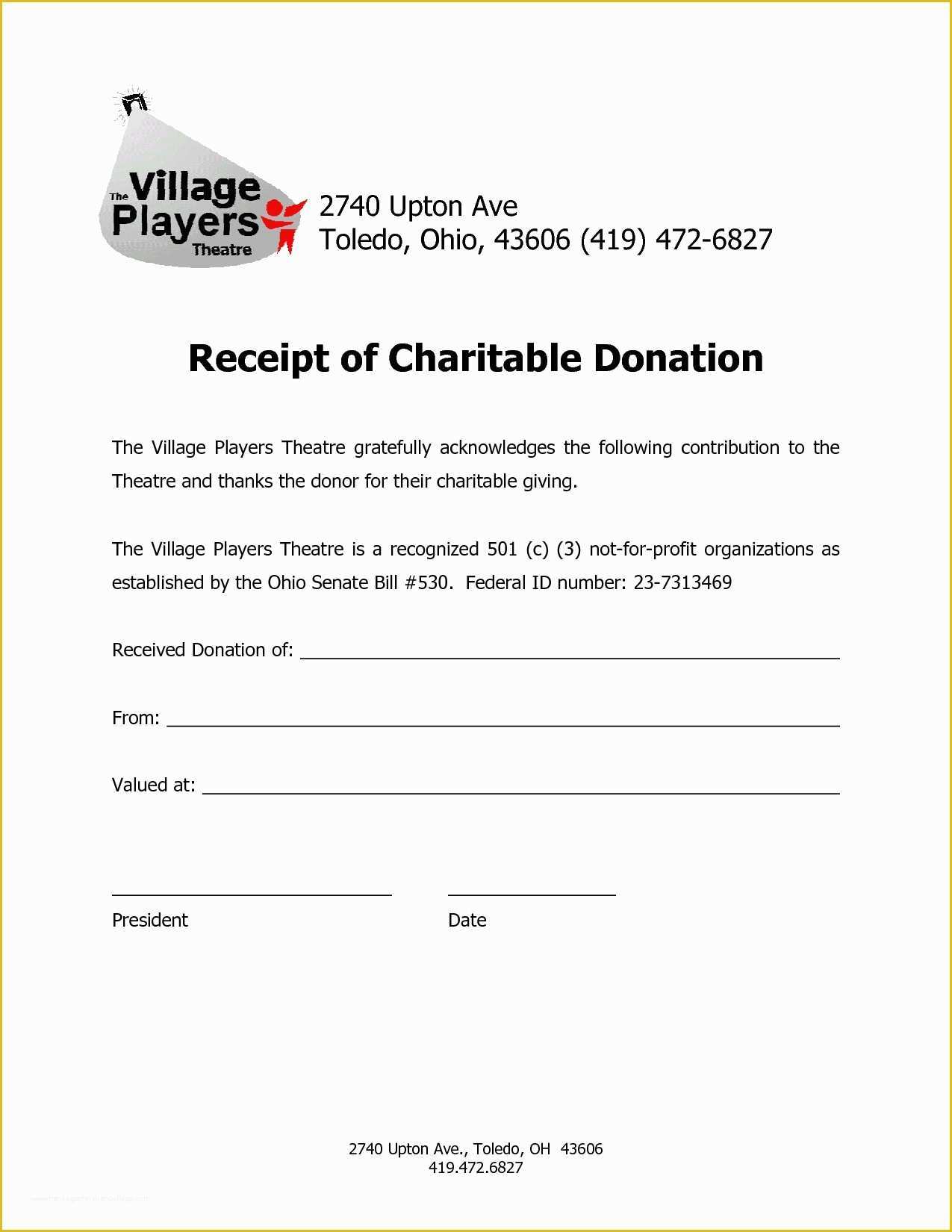 Free Non Profit Donation Receipt Template Of Charitable Donation Receipt Letter Template Collection