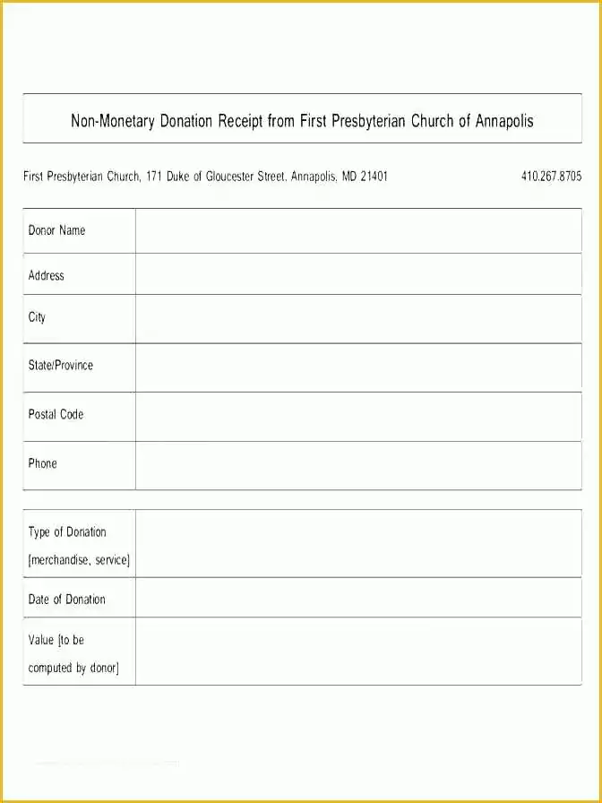 Free Non Profit Donation Receipt Template Of Donation Invoice Template 7 Free Non Profit Receipt Return