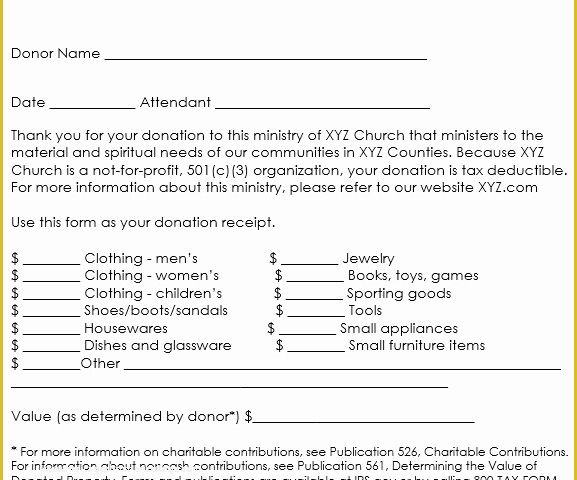 Free Non Profit Donation Receipt Template Of Donation Receipt Template 12 Free Samples In Word and Excel