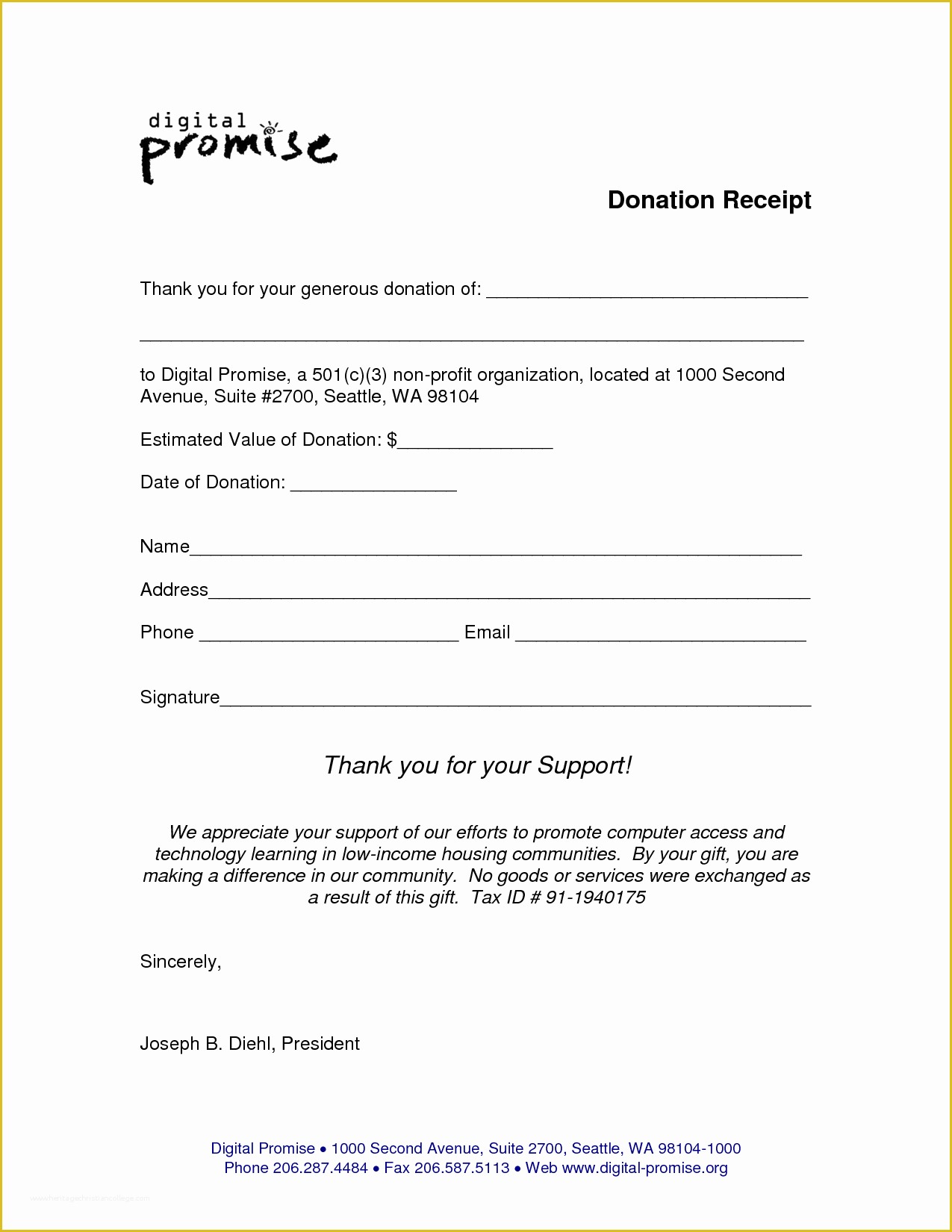 Free Non Profit Donation Receipt Template Of Non Profit Donation Receipt Template