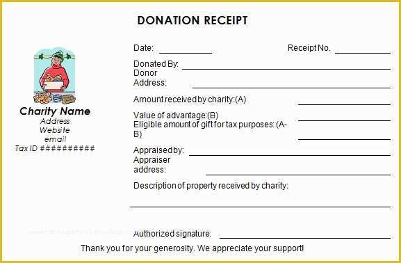 Free Non Profit Donation Receipt Template Of Sample Donation Receipt Template 17 Free Documents In