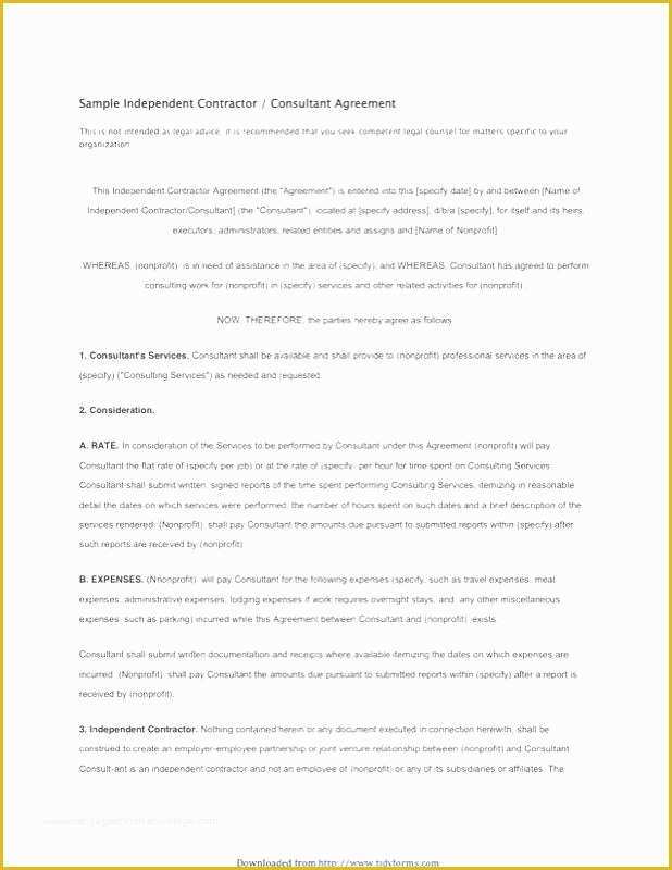 Free Nonprofit Dashboard Template Of Non Profit Consulting Agreement Template Non Profit