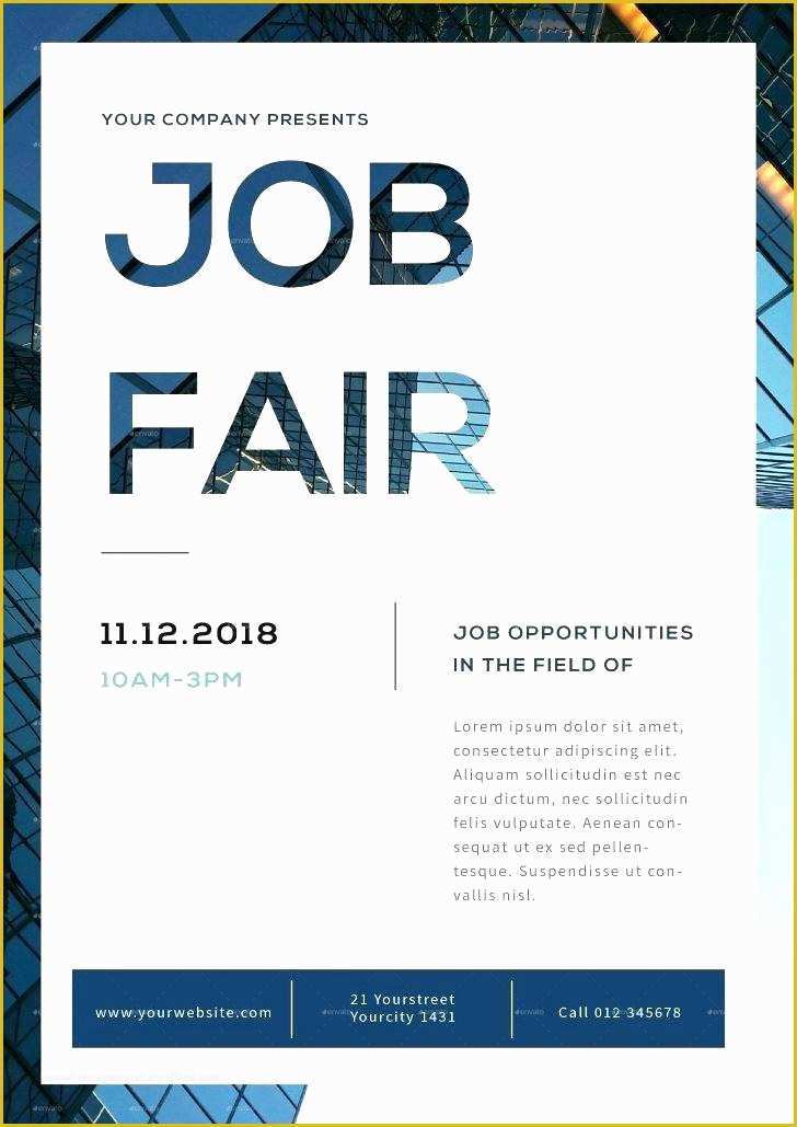 Free now Hiring Flyer Template Of Job Fair Announcement Template – Kelsie