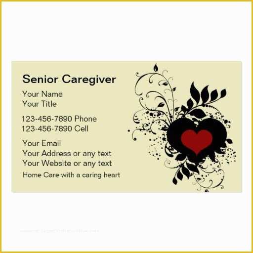 Free Nursing Business Card Templates Of 1000 Images About Caregiver Business Cards On Pinterest