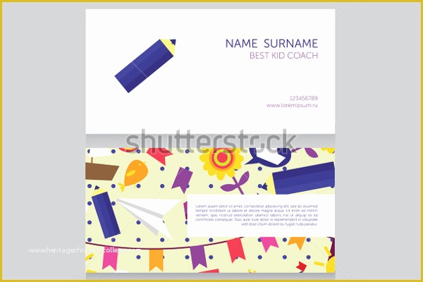 Free Nursing Business Card Templates Of 20 Daycare Business Card Templates Free Design Ideas