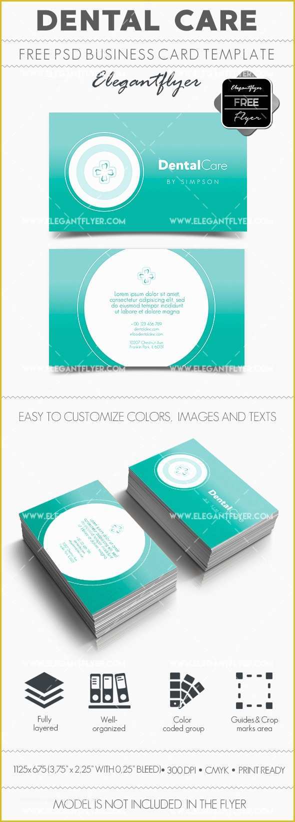 Free Nursing Business Card Templates Of Dental Care – Free Business Card Templates Psd – by