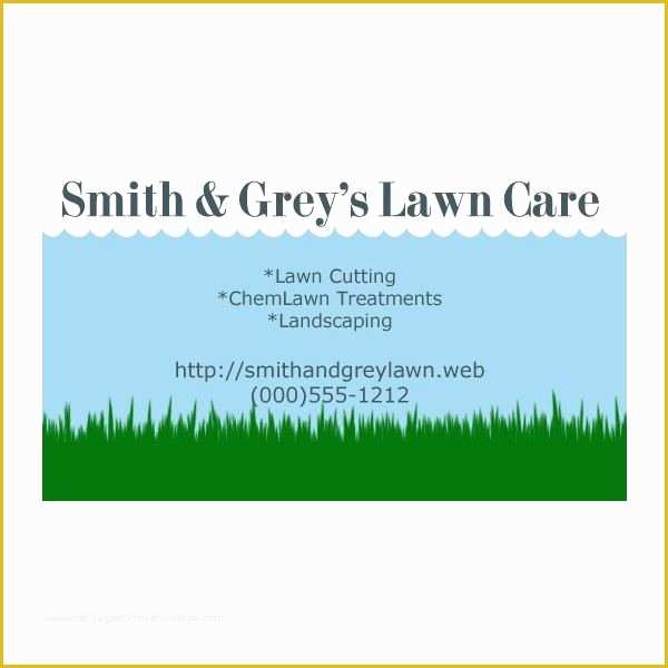 Free Nursing Business Card Templates Of Free Nursing Business Card Templates Lawn Care Business