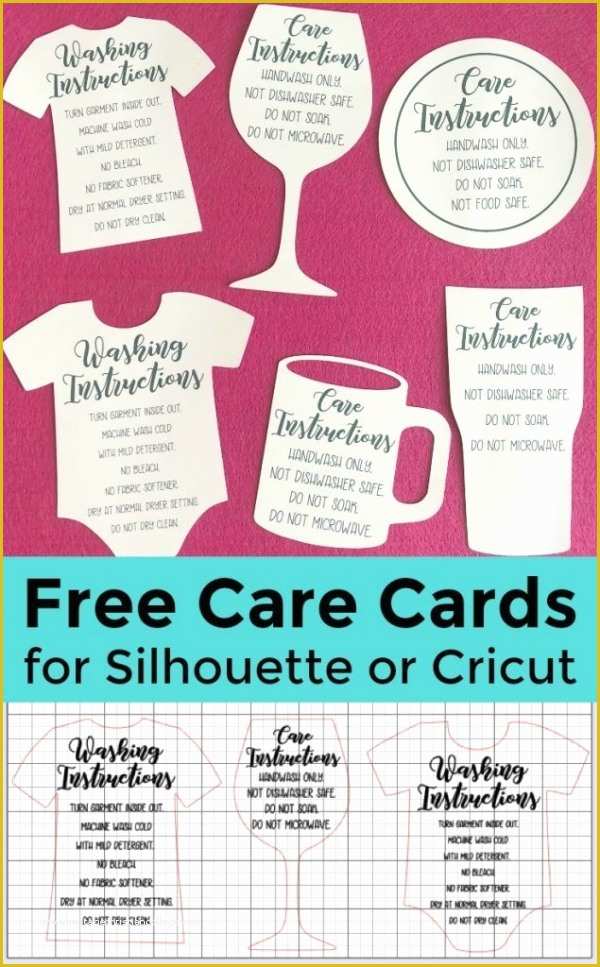 Free Nursing Business Card Templates Of Free Shaped Printable Care Cards for Your Silhouette