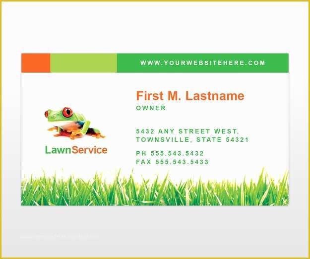 Free Nursing Business Card Templates Of Grass Lawn Care Service Business Plan Bundle Free