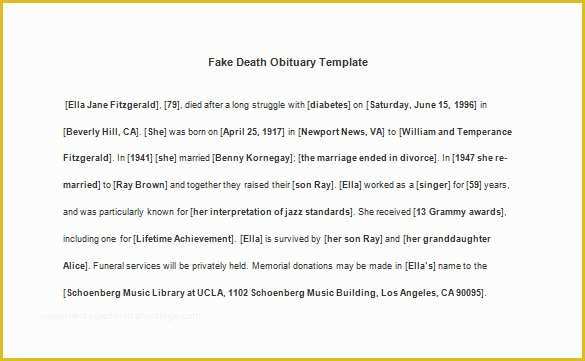 Free Obituary Template Of 9 Death Obituary Templates Doc Pdf Psd