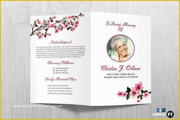 Free Obituary Template Photoshop Of Free Obituary Template for Shop Designtube