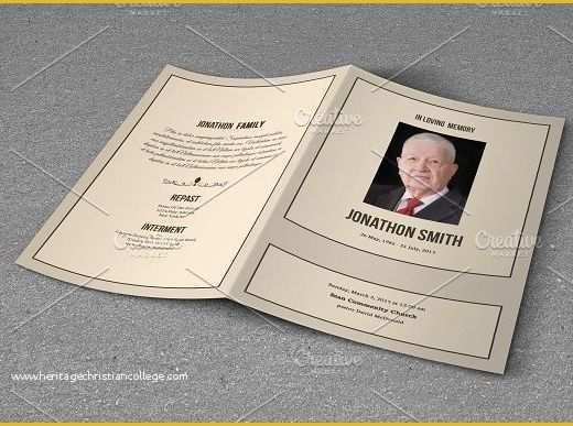 Free Obituary Template Photoshop Of Free Obituary Template for Shop Designtube