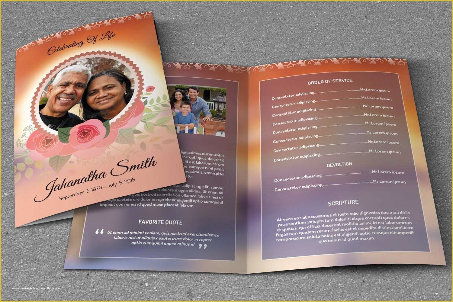 Free Obituary Template Photoshop Of Funeral Program Template Memorial Program Obituary Program