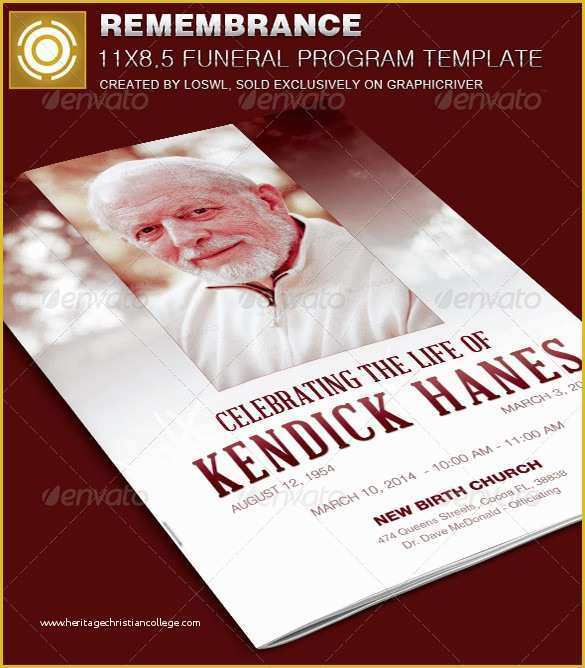 Free Obituary Template Photoshop Of Photoshop Obituary Template Psd Funeral Program Obituary