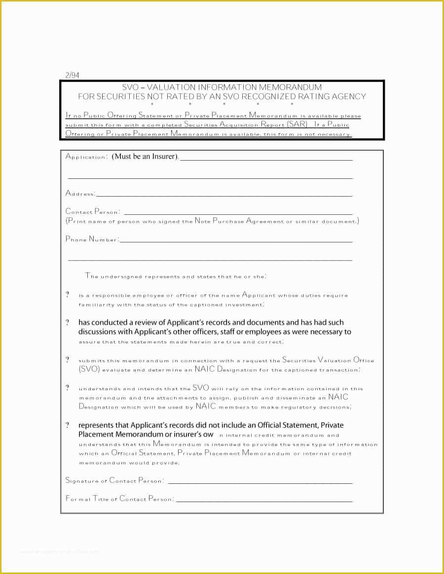 Free Offering Memorandum Template Of 40 Private Placement Memorandum Templates [word Pdf]