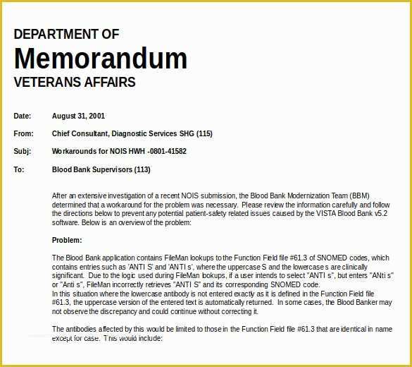 Free Offering Memorandum Template Of Free Memo Template – 13 Free Word Excel Pdf Documents