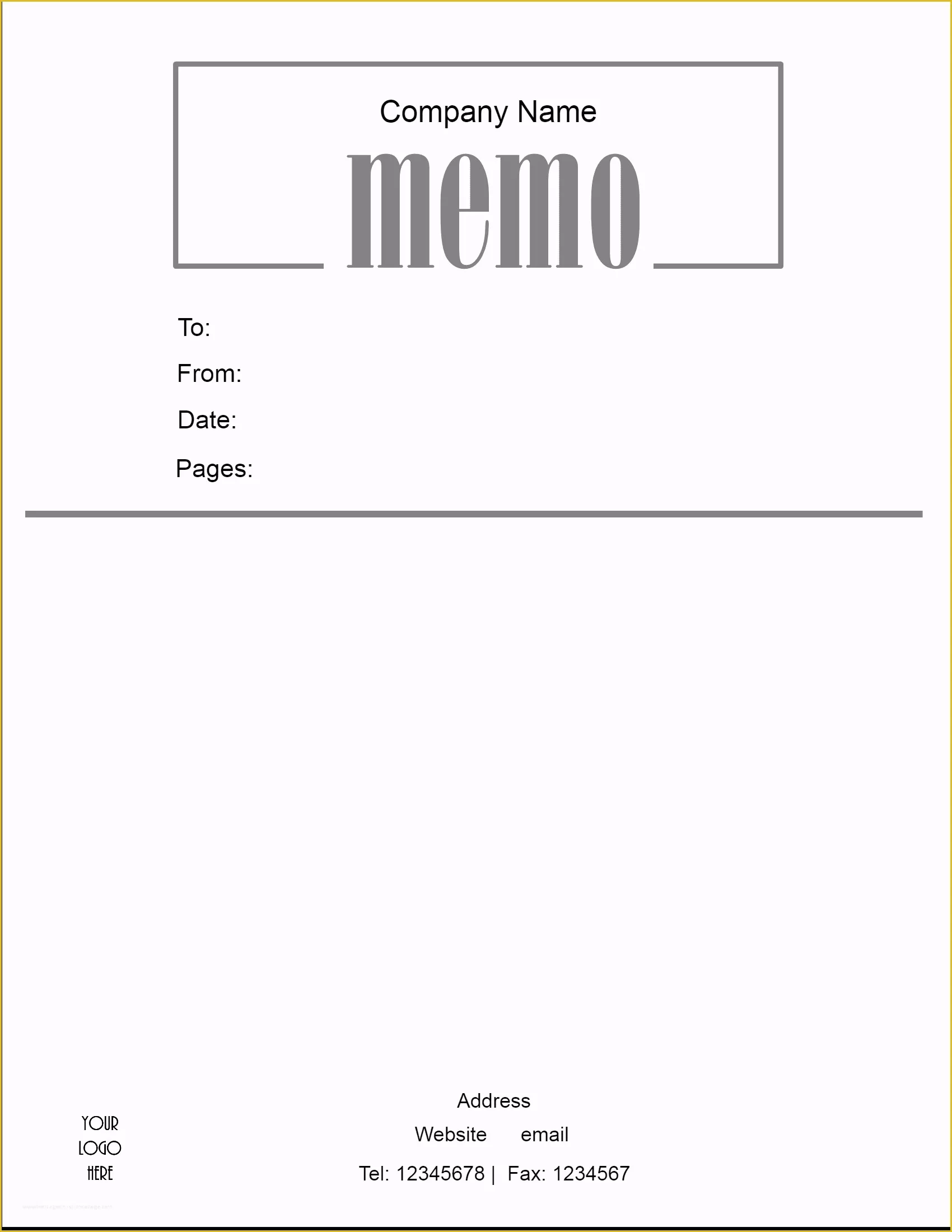 Free Offering Memorandum Template Of Free Microsoft Word Memo Template