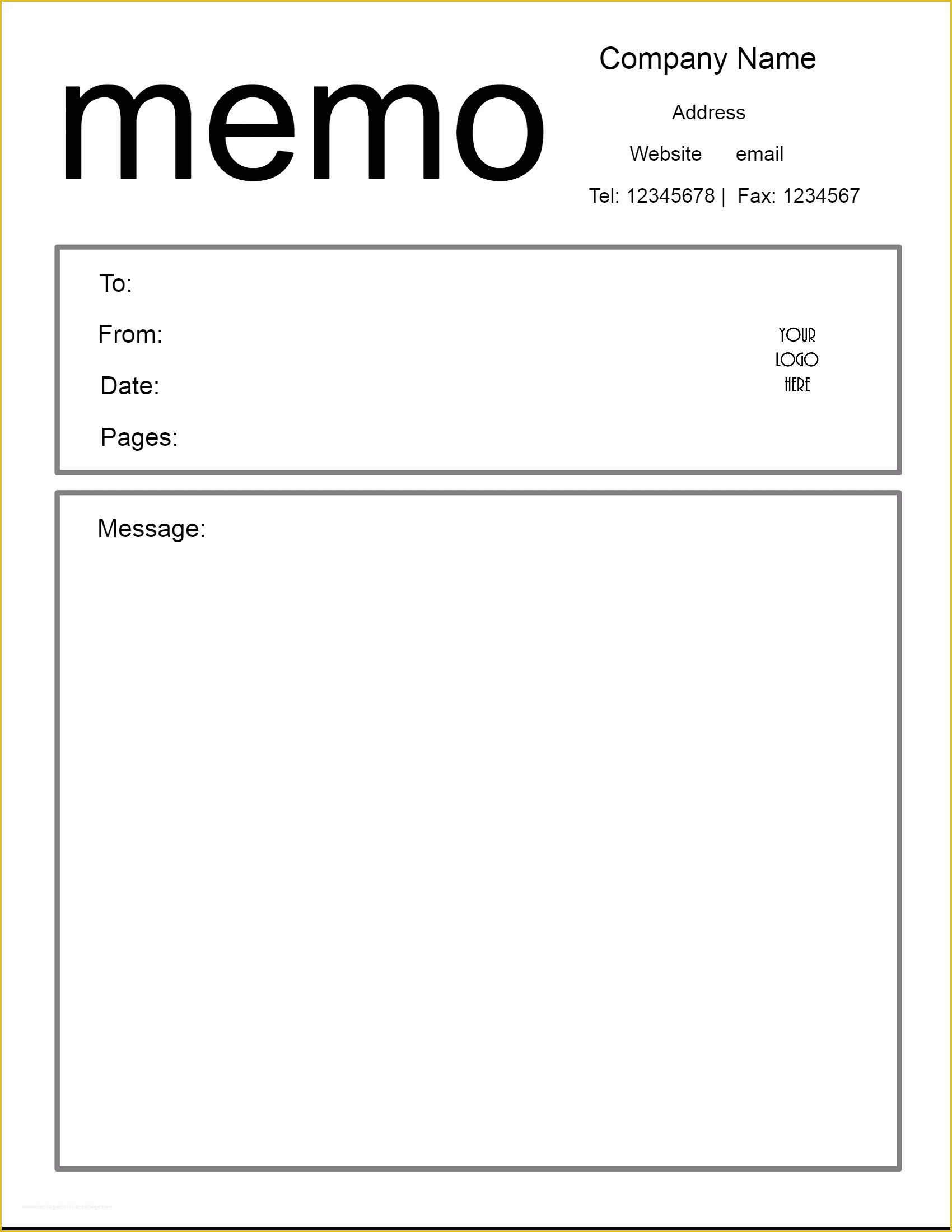 Free Offering Memorandum Template Of Free Microsoft Word Memo Template