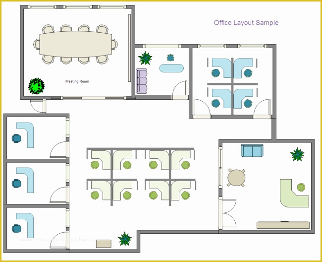 Free Office Layout Template Of Fice Layout