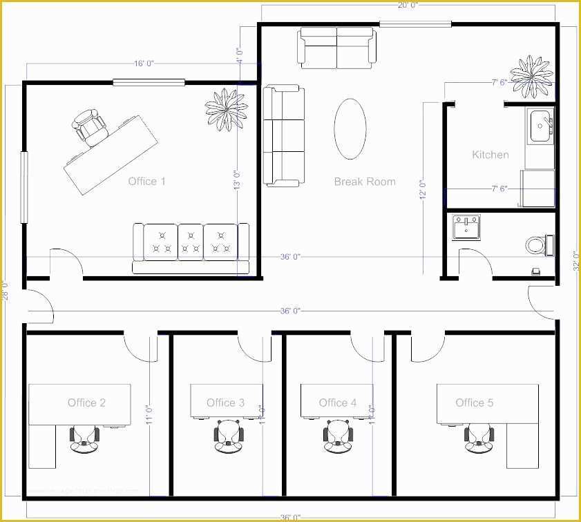 Free Office Layout Template Of Simple Floor Plans Free Fice Layout software with