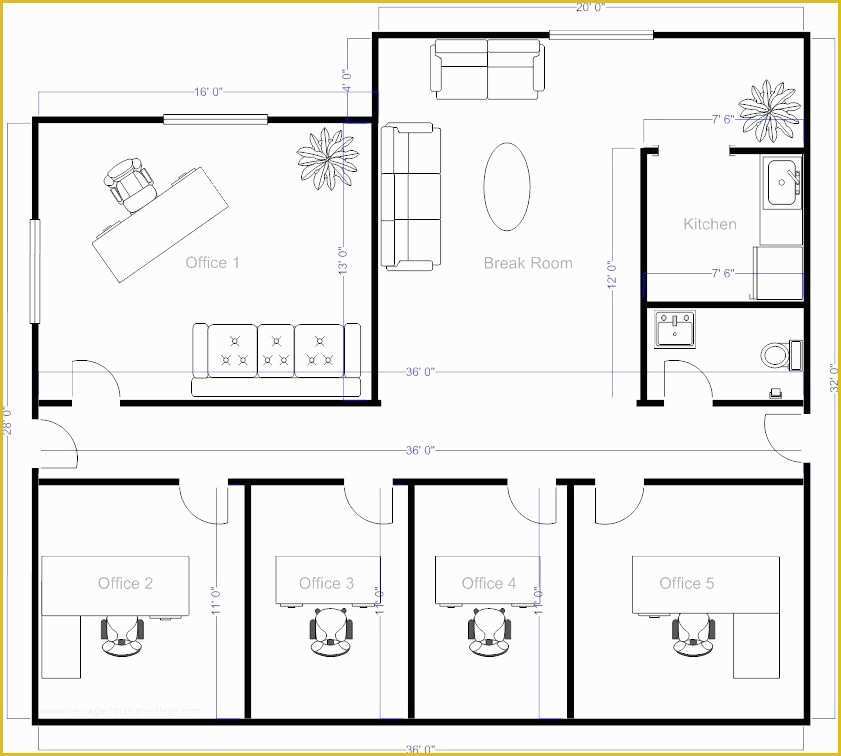 Free Office Layout Template Of Simple Floor Plans Free Fice Layout software with