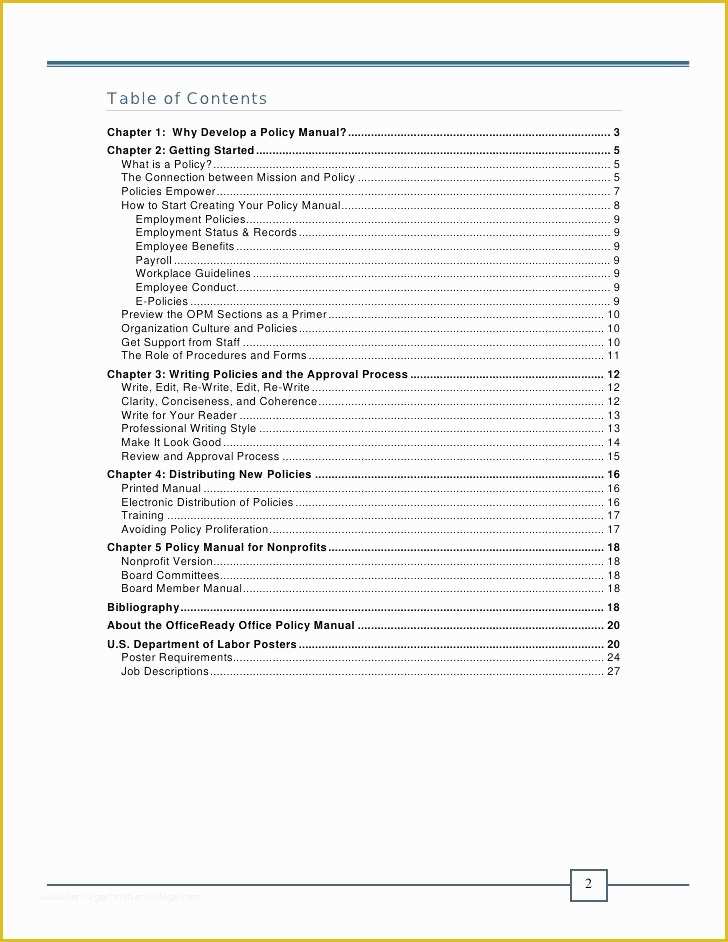 Free Office Procedures Manual Template Of Fice Policy Manual Template Medical Fice Policy and