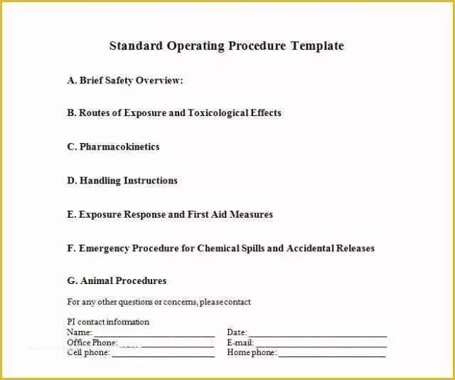 Free Office Procedures Manual Template Of Fice Procedures Manual Template Free Download