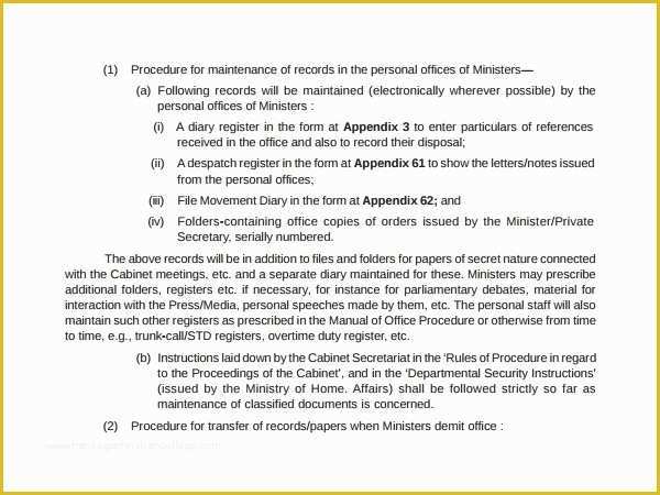 Free Office Procedures Manual Template Of Fice Procedures Manual Template Free Download