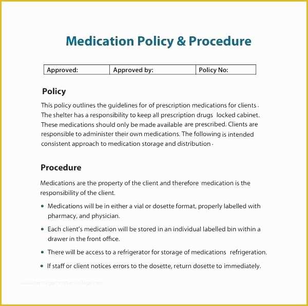 Free Office Procedures Manual Template Of Free Medical Fice Policy Procedure Manual Template