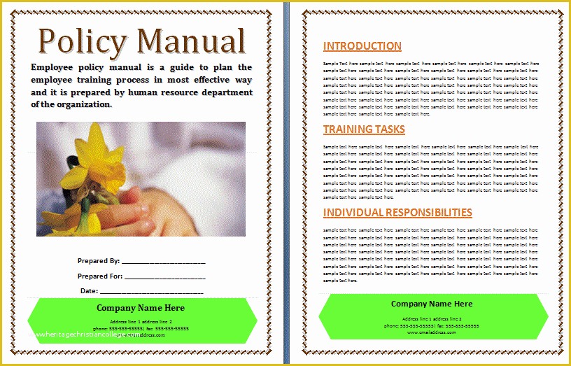 Free Office Procedures Manual Template Of Pany Procedure Manual Coloring Page for Kids