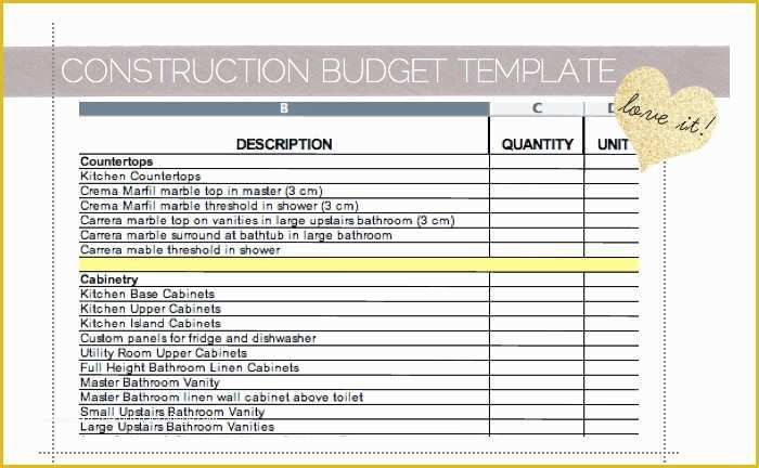 Free Office Renovation Project Plan Template Of House Construction House Construction Excel Spreadsheet