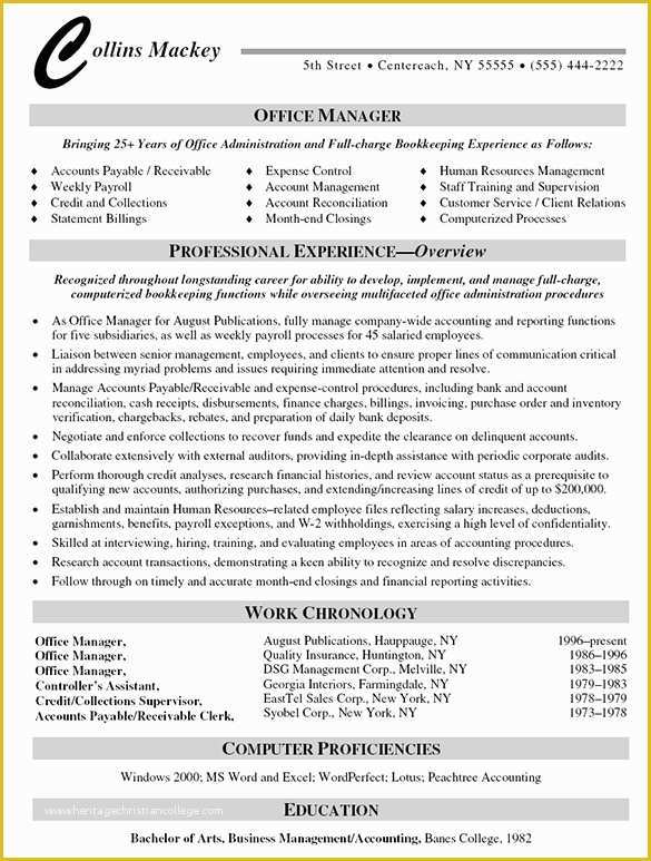 Free Office Resume Templates Of 14 Manager Resume Templates Psd Doc Pdf