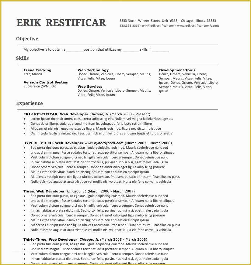 Free Office Resume Templates Of Openoffice Resume Templates