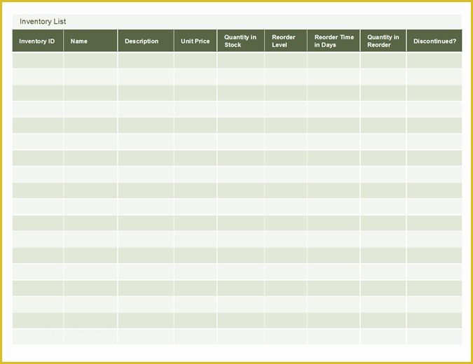 Free Office Supply List Template Of Fice Supply Inventory List Template