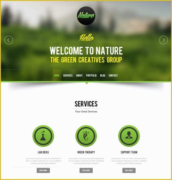 Free One Page HTML Template Of 50 HTML5 Page themes & Templates
