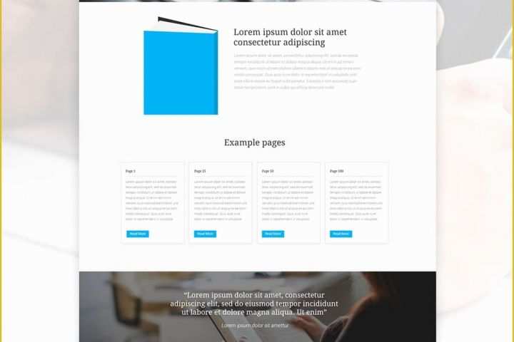 Free One Page HTML Template Of Free Single Page Website Templates Psd Css Author