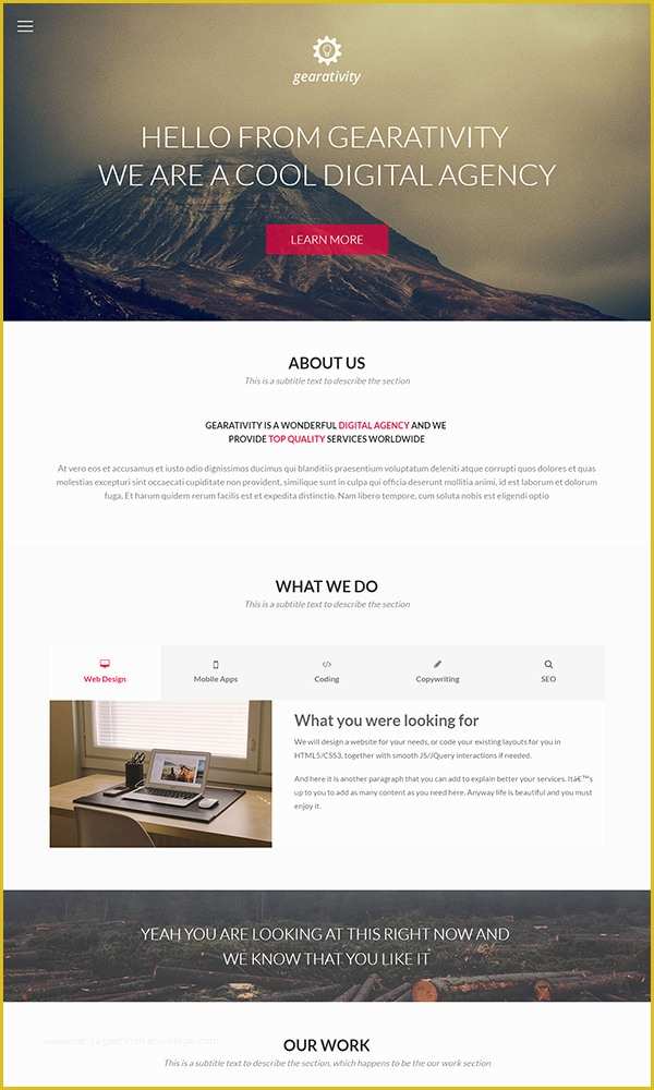 Free One Page Responsive HTML Resume Template Of Free HTML5 Css3 Website Templates 2016