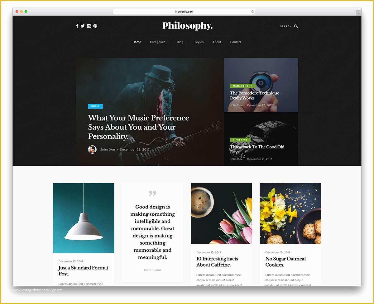 Free One Page Web Page Templates Of 29 Best Free Bootstrap Blog Templates 2019 Colorlib