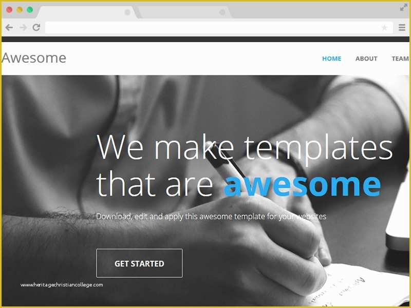 Free One Page Web Page Templates Of Awesome Responsive Free E Page Responsive HTML5 Template