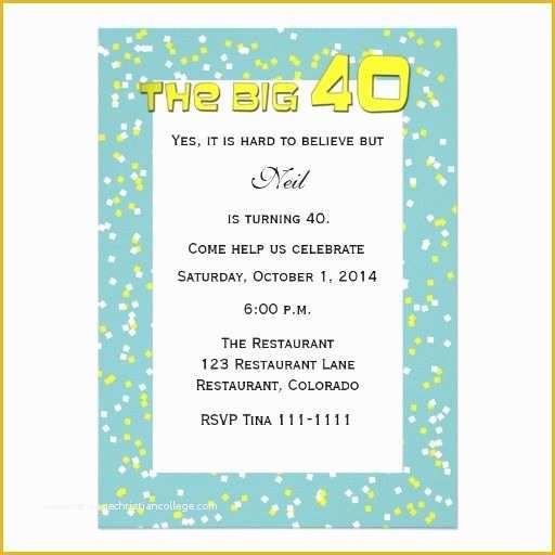 Free Online 40th Birthday Invitation Templates Of 1000 Images About Word Templates for Invitations On