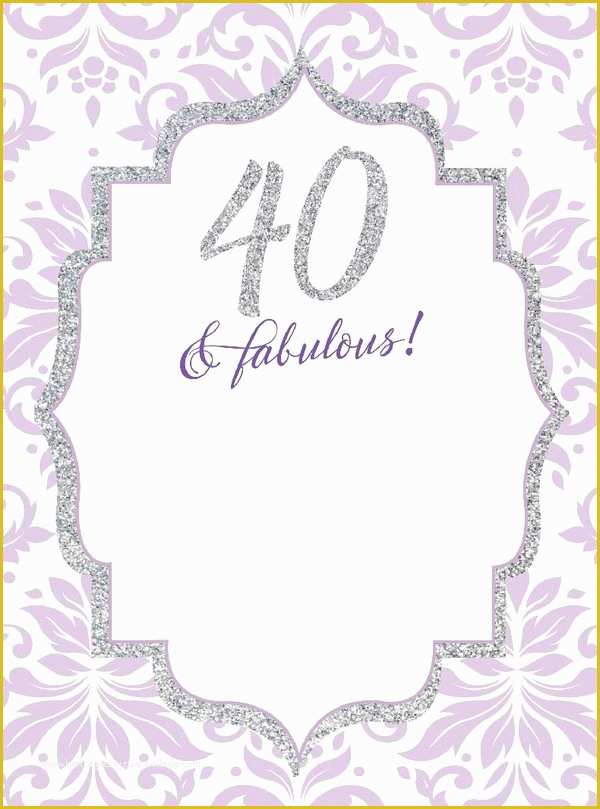 Free Online 40th Birthday Invitation Templates Of Birthday Invitations