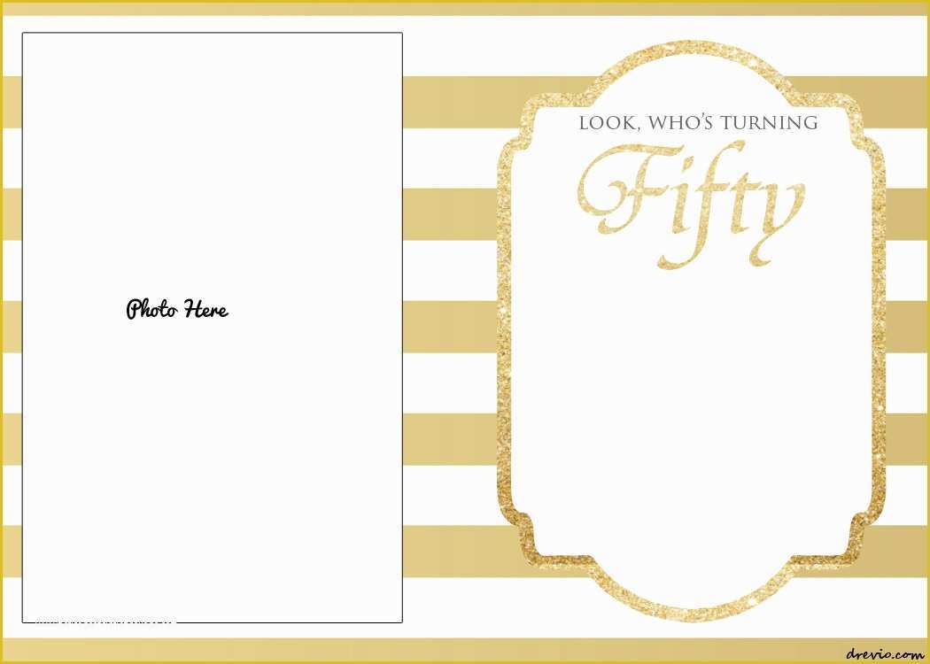 53 Free Online 50th Birthday Invitation Templates