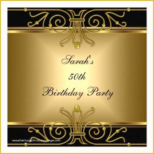 Free Online 50th Birthday Invitation Templates Of Great Gatsby Party Invitations Templates