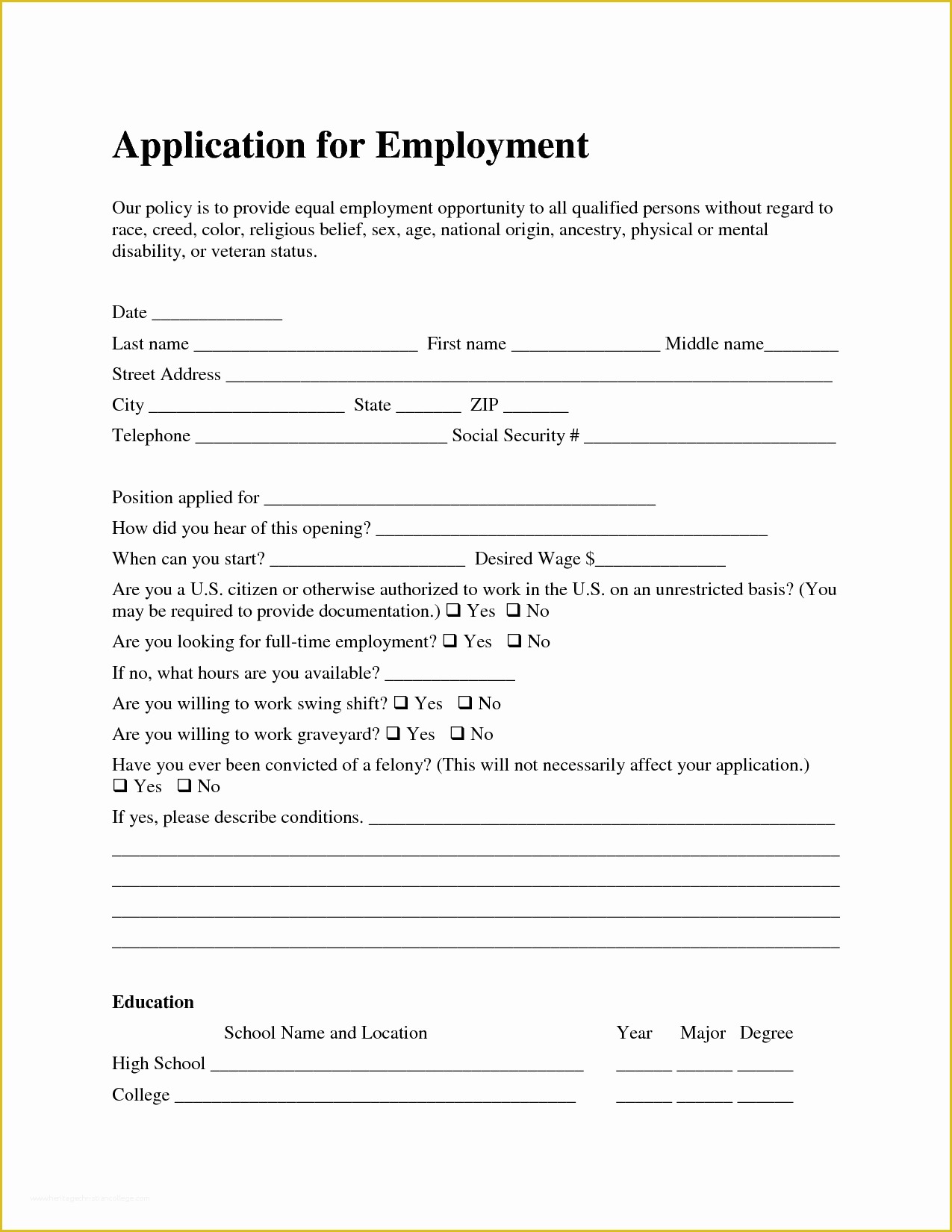 Free Online Application Template Of Template Job Application Azhrzltq
