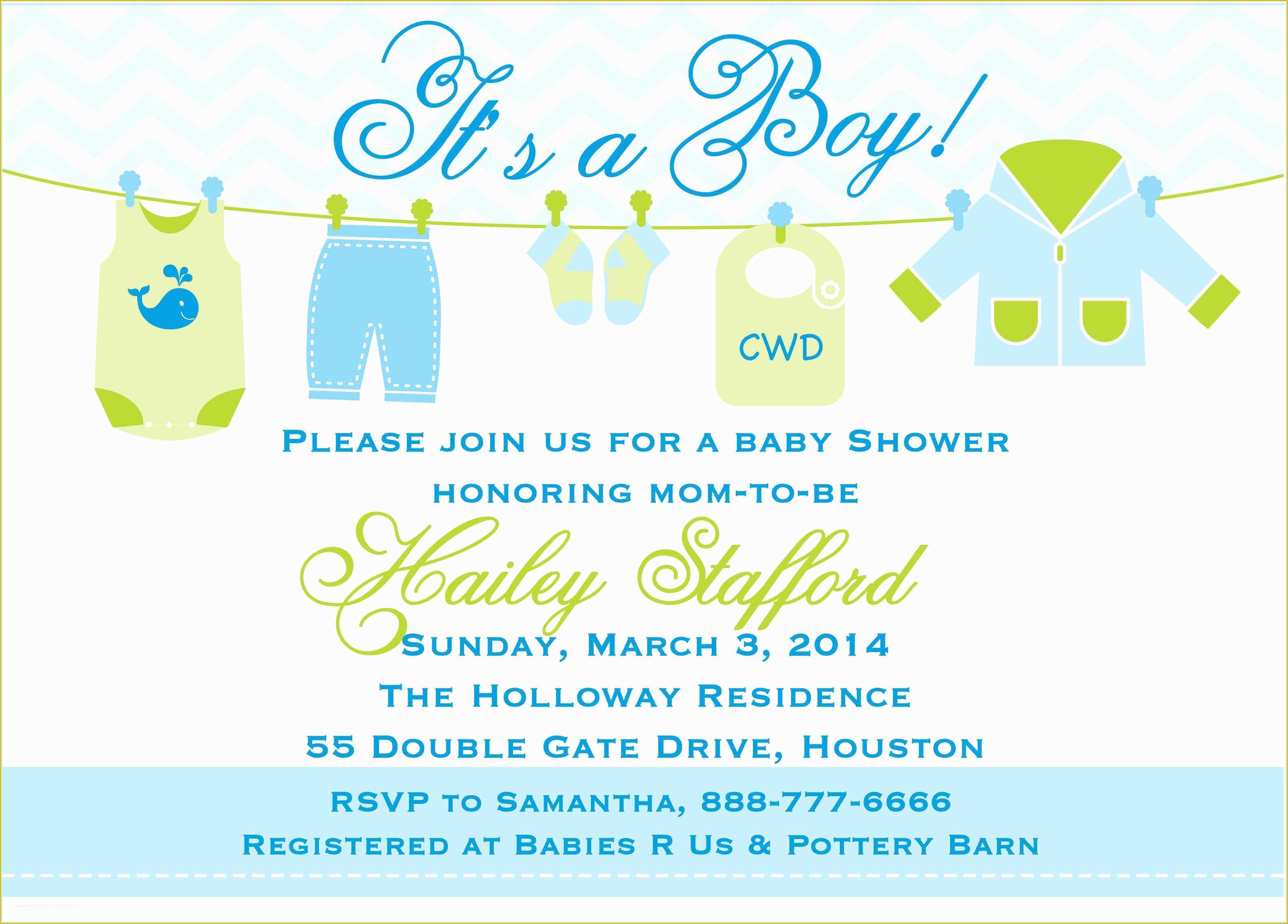 Free Online Baby Shower Invitations Templates Of Free Printable Baby Shower Invitations Templates for Boys